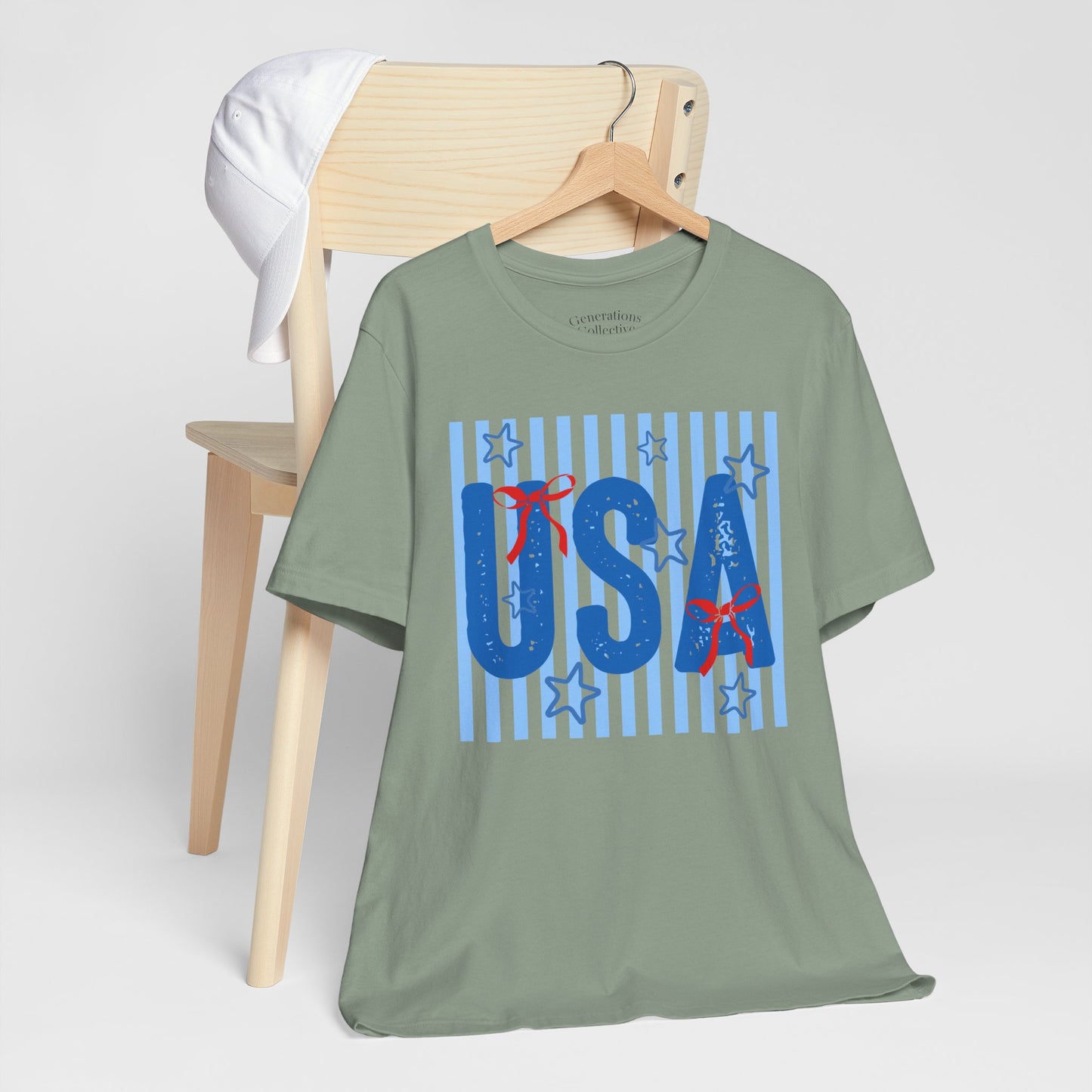 USA Stars Graphic Tee