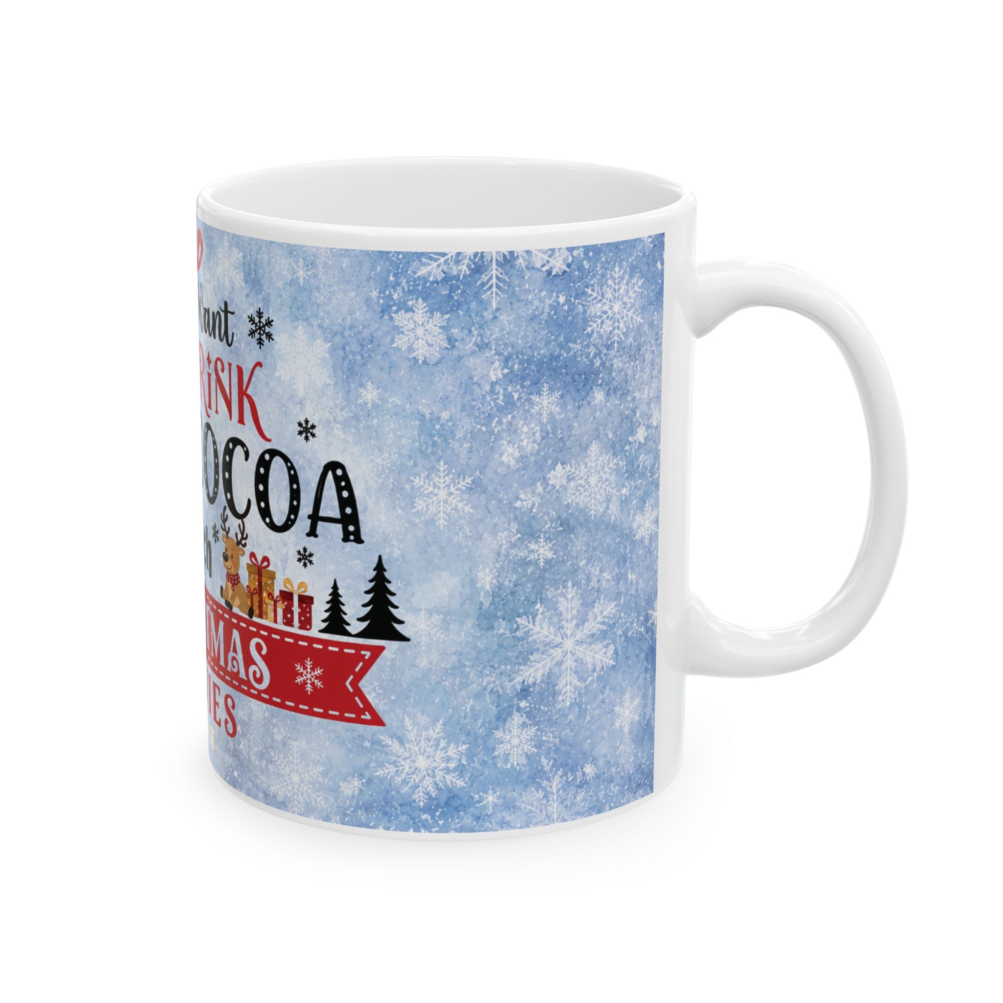 Hot Cocoa & Christmas Movies Mug