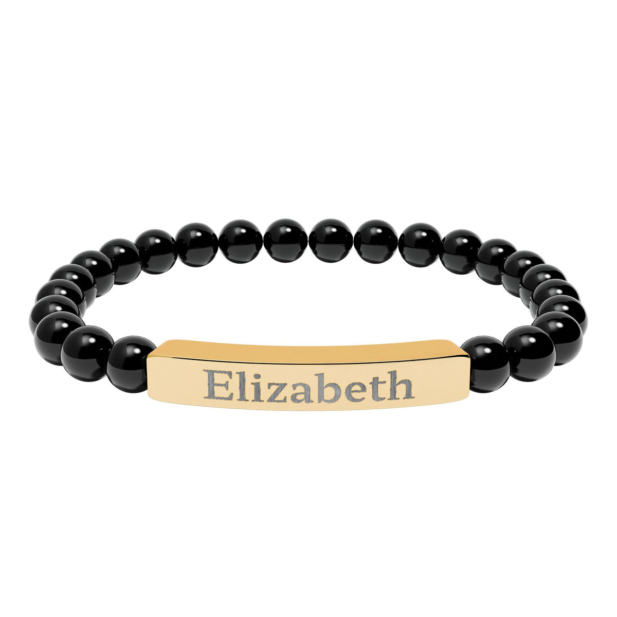 Make It Yours Engraved Stone Bracelet
