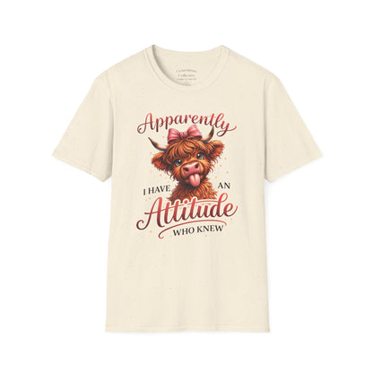 Apparently I Have An Attitude Graphic Tee
