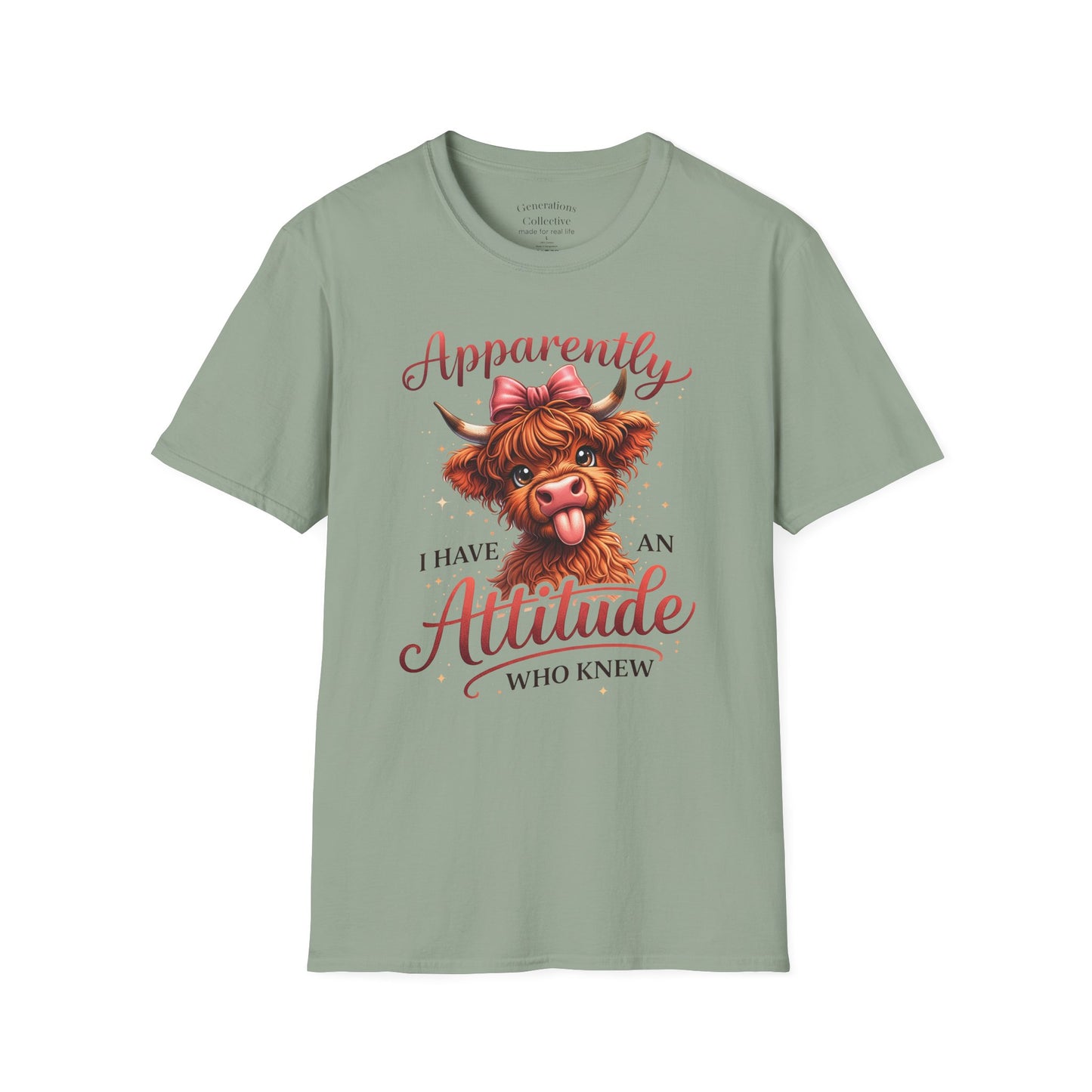 Apparently I Have An Attitude Graphic Tee