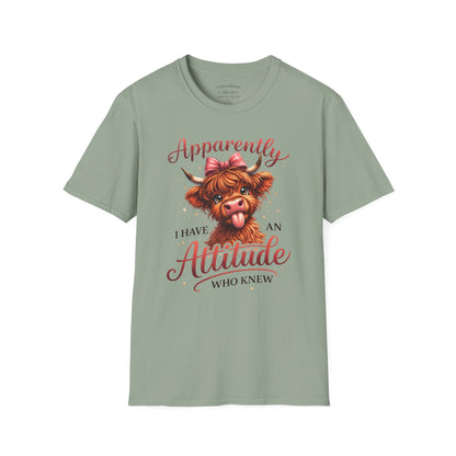 Apparently I Have An Attitude Graphic Tee