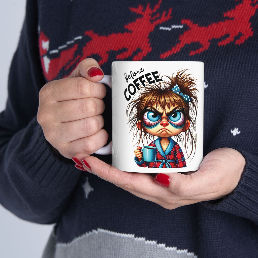 Before Coffee Fully Caffeinated Mug