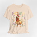 Rooster Floral F-CAW-F Graphic Tee