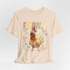 Rooster Floral F-CAW-F Graphic Tee