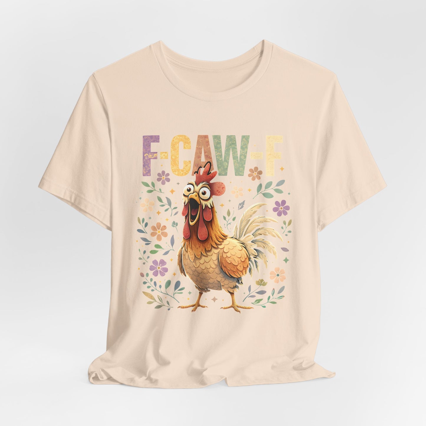 Rooster Floral F-CAW-F Graphic Tee