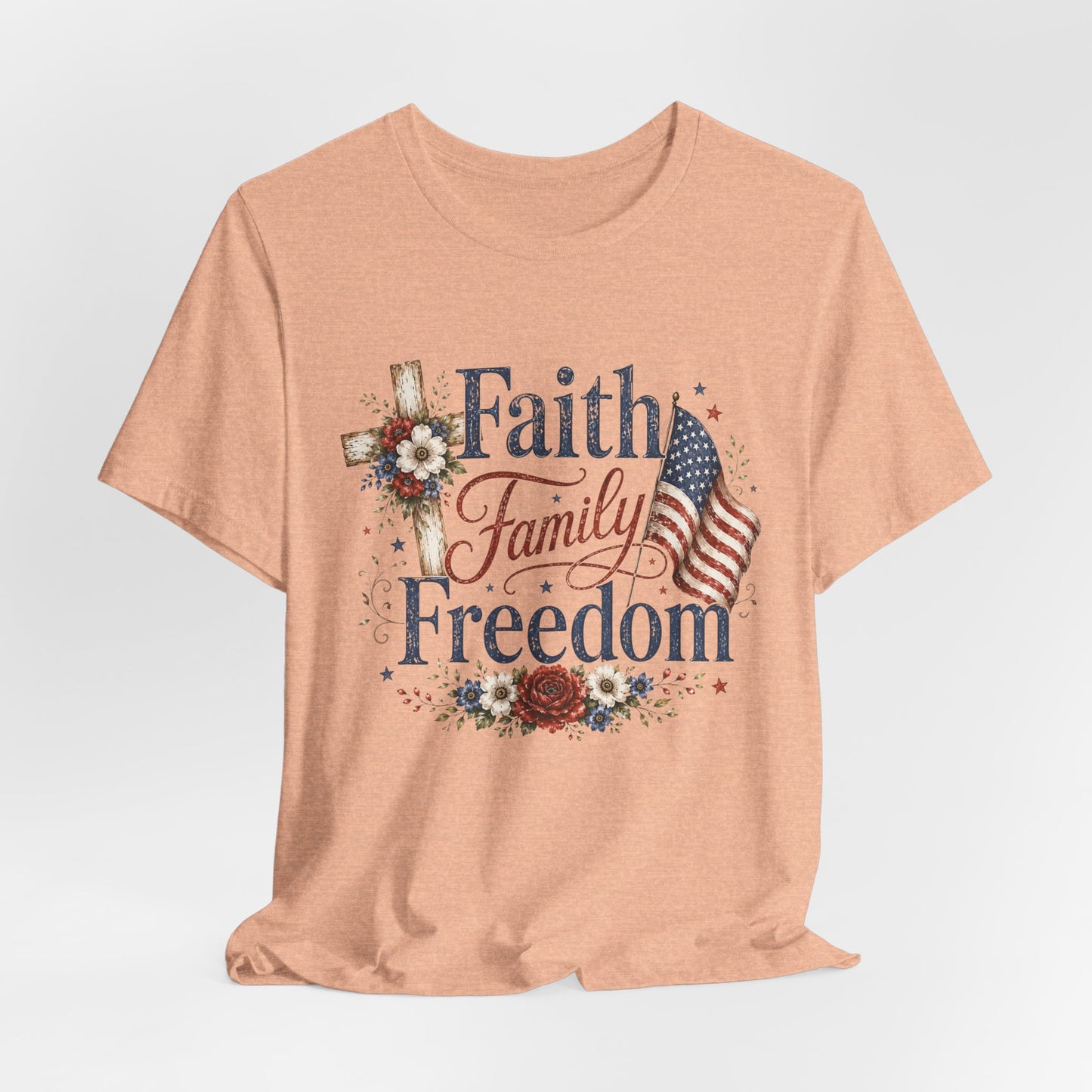 Faith Family Freedom Graphic Tee
