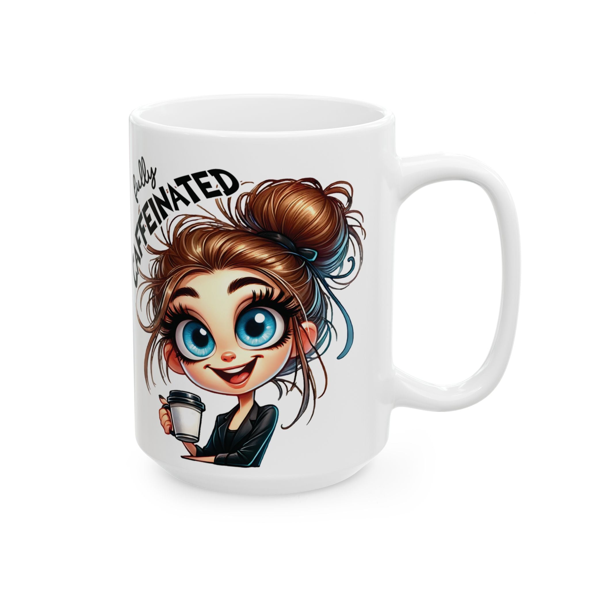 Before Coffee Fully Caffeinated Mug
