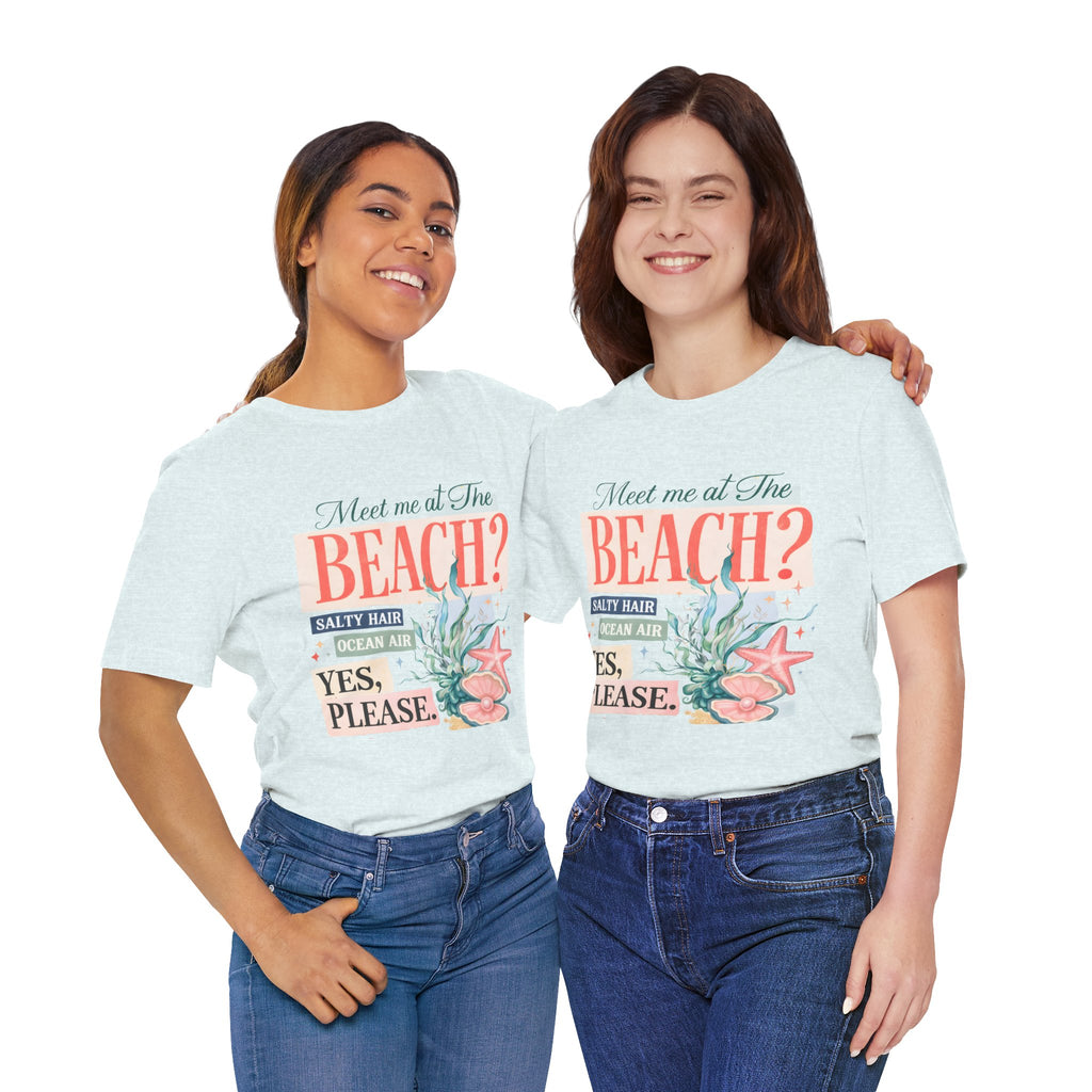 Meet Me At The Beach Coastal Tee