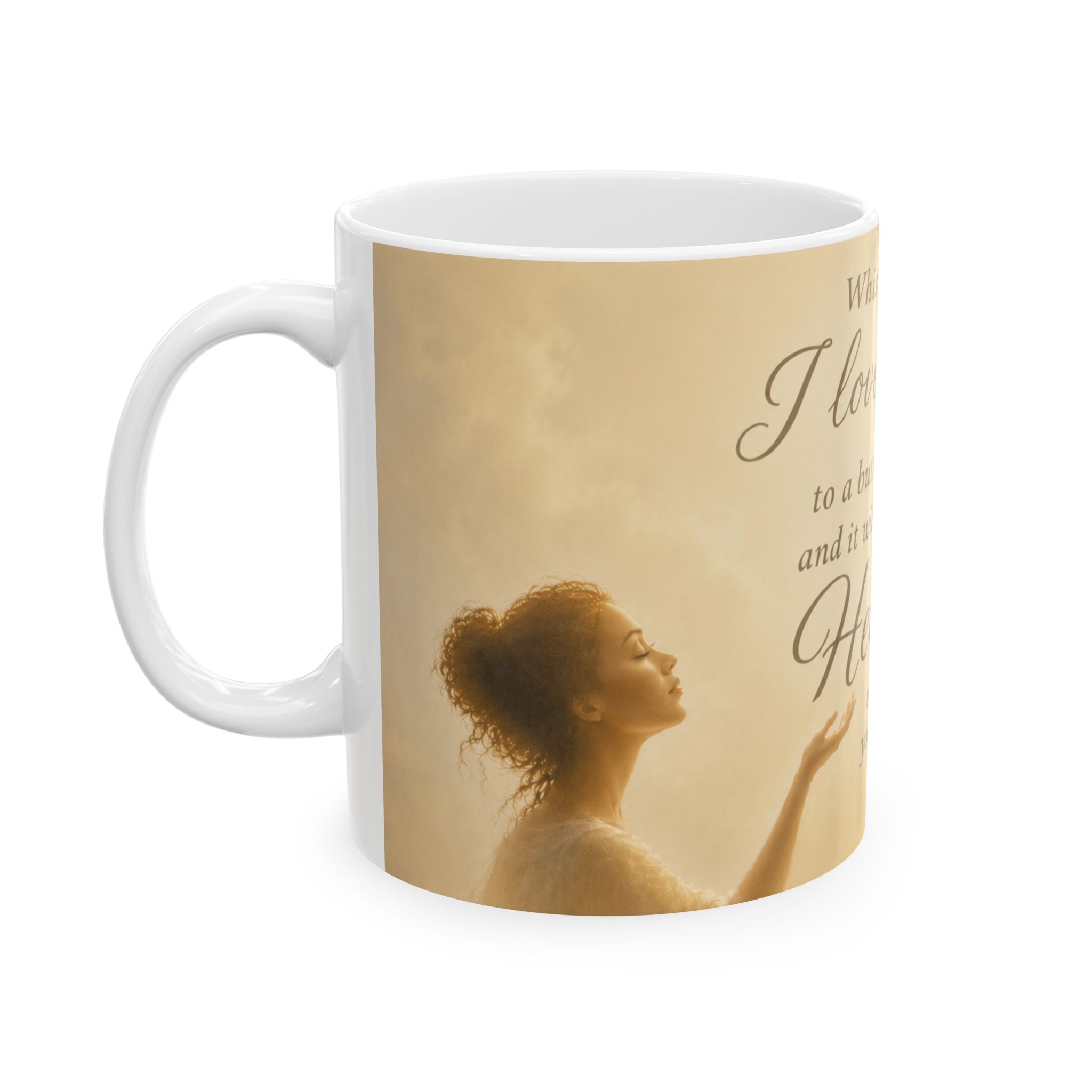 Carried On Butterfly Wings Mug