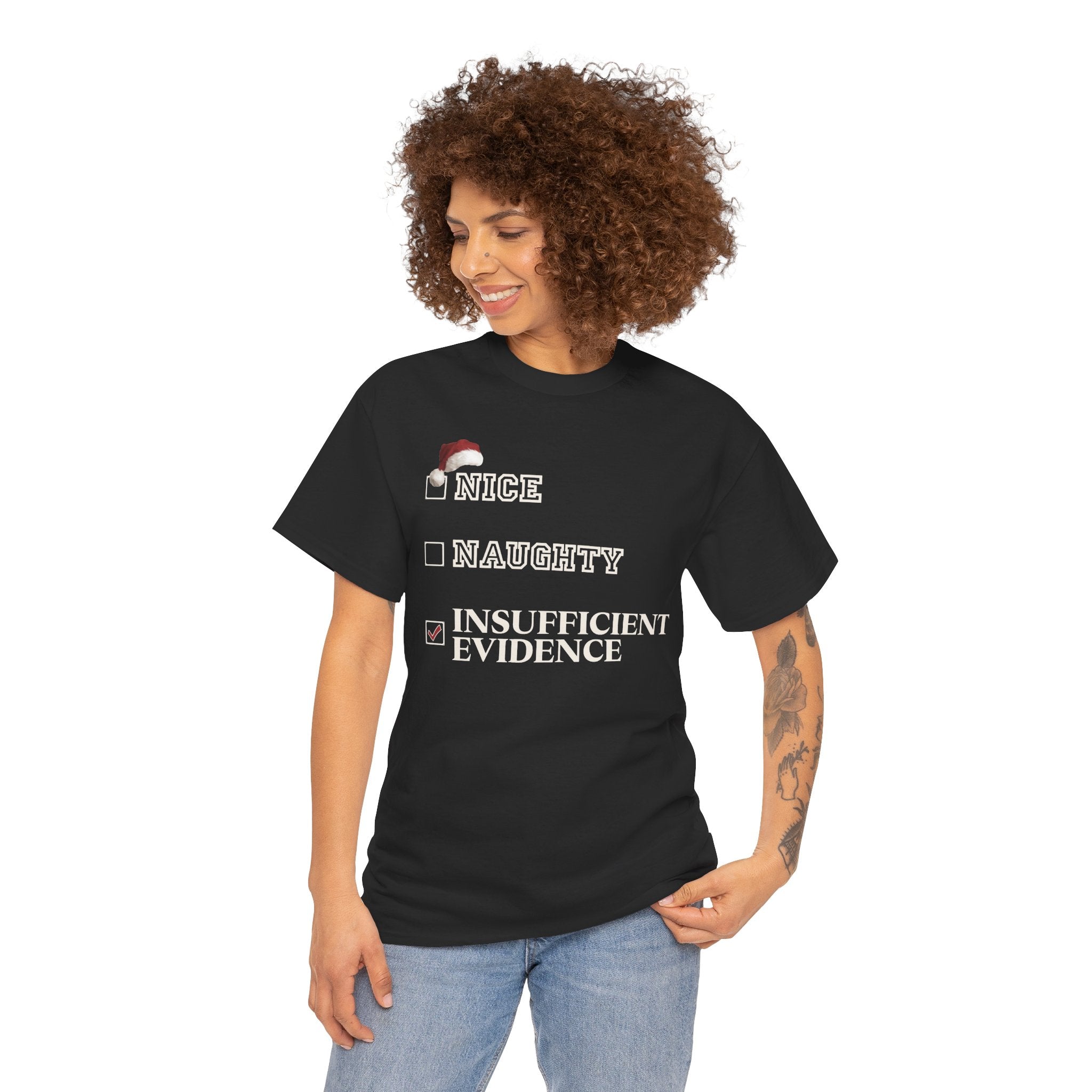 Insufficient Evidence Christmas Graphic Tee