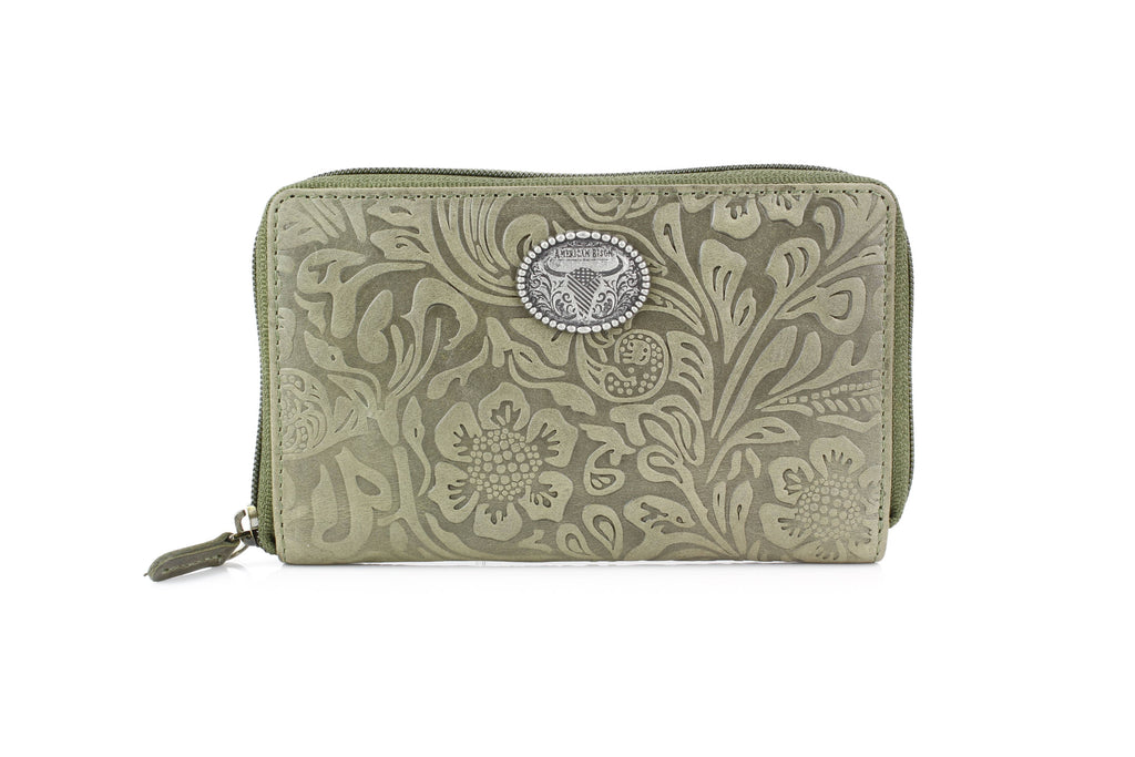 Wildflower Trails Zip-Around Wallet