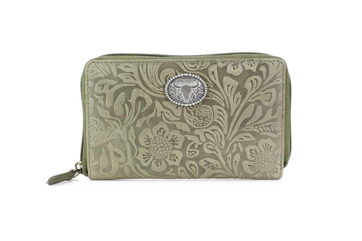 Wildflower Trails Zip-Around Wallet