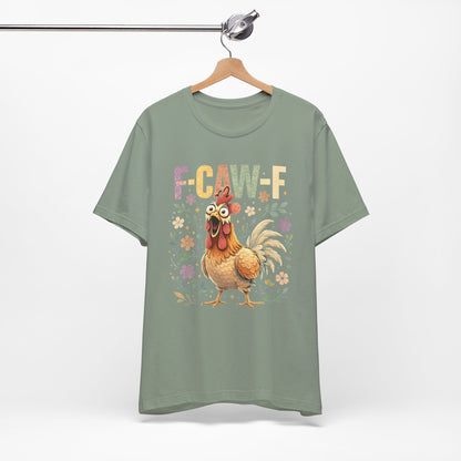 Rooster Floral F-CAW-F Graphic Tee
