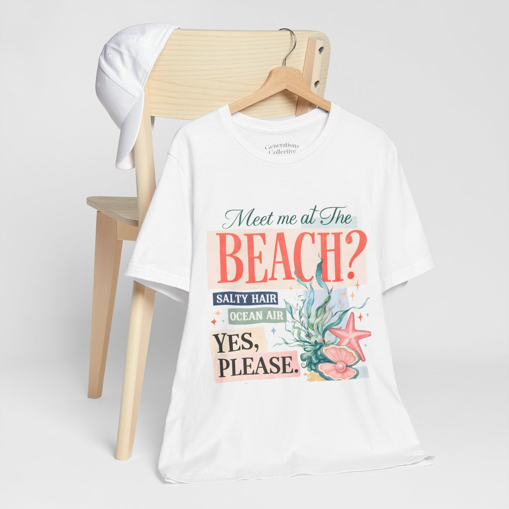 Meet Me At The Beach Coastal Tee
