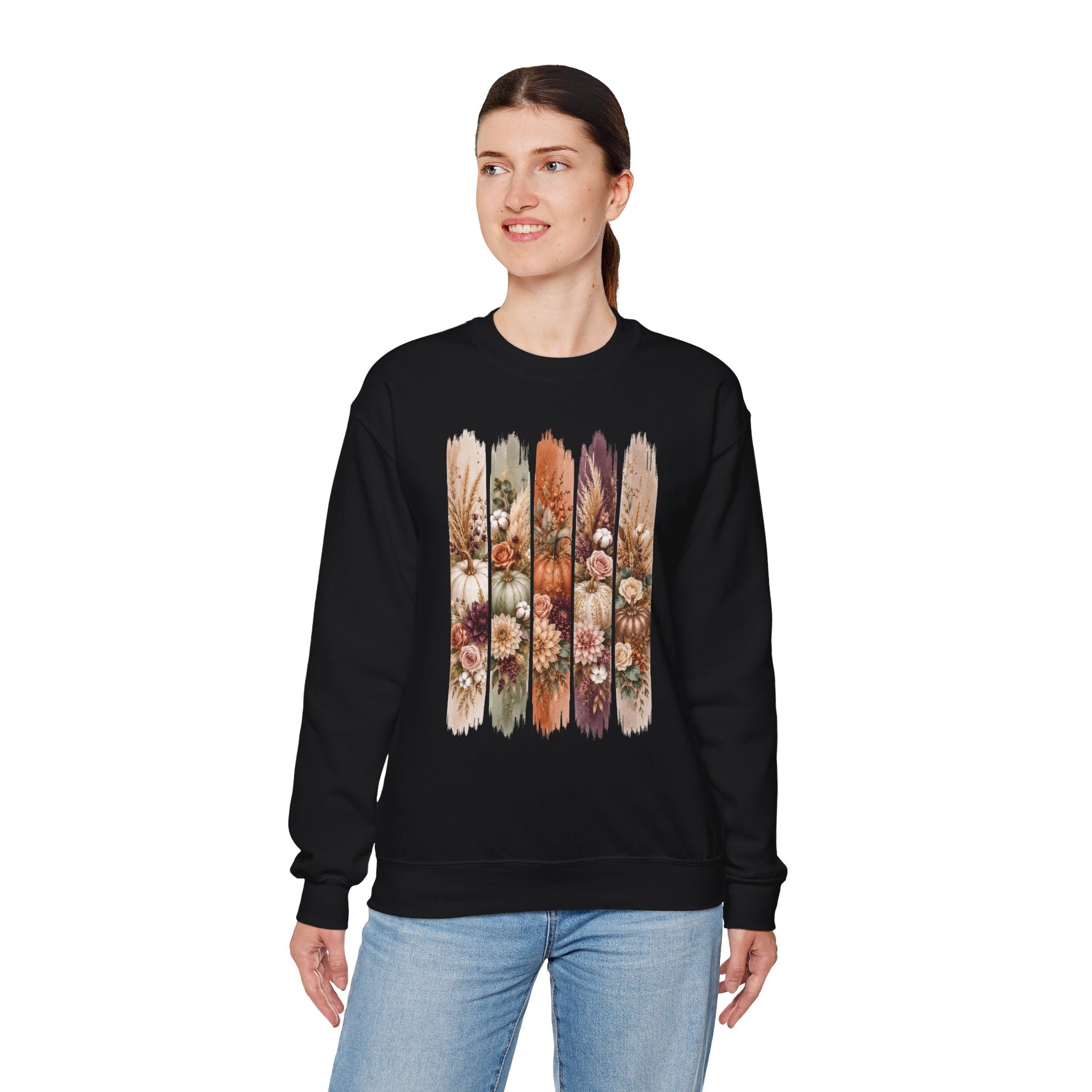 Autumn Harvest Brushstroke Sweatshirt