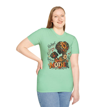 Mother Child Floral Vintage Graphic Tee