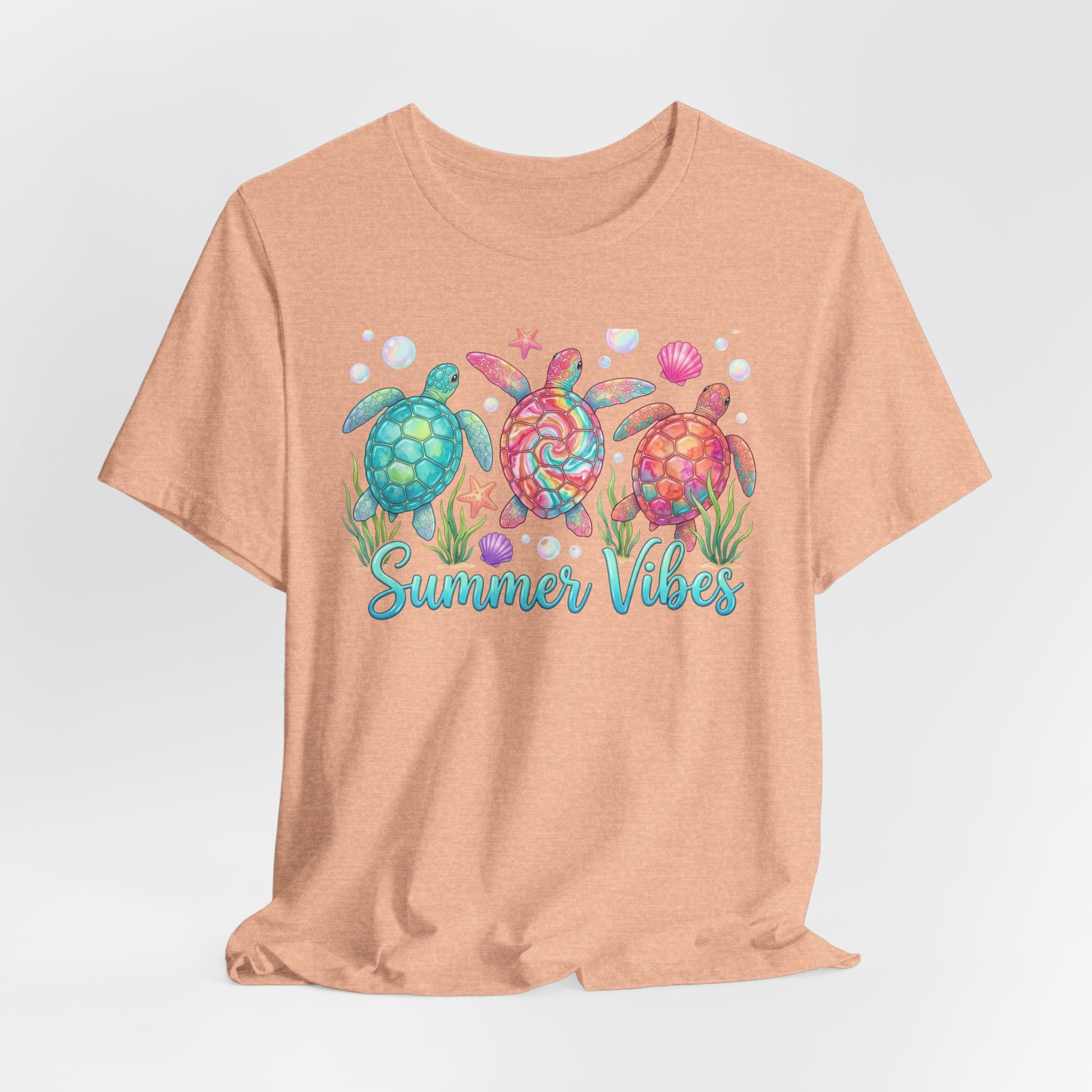 Summer Vibes Turtle Graphic Tee