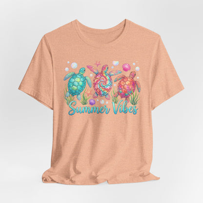 Summer Vibes Turtle Graphic Tee