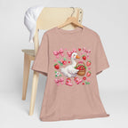 Strawberry Patch Goose Graphic Tee