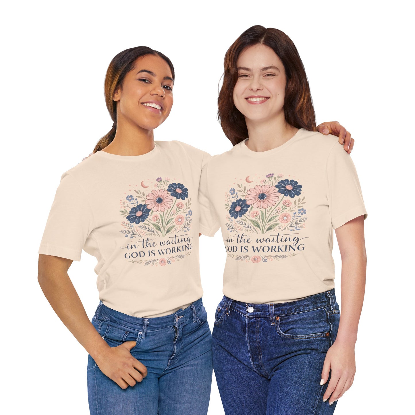 In the Waiting God Is Working Graphic Tee
