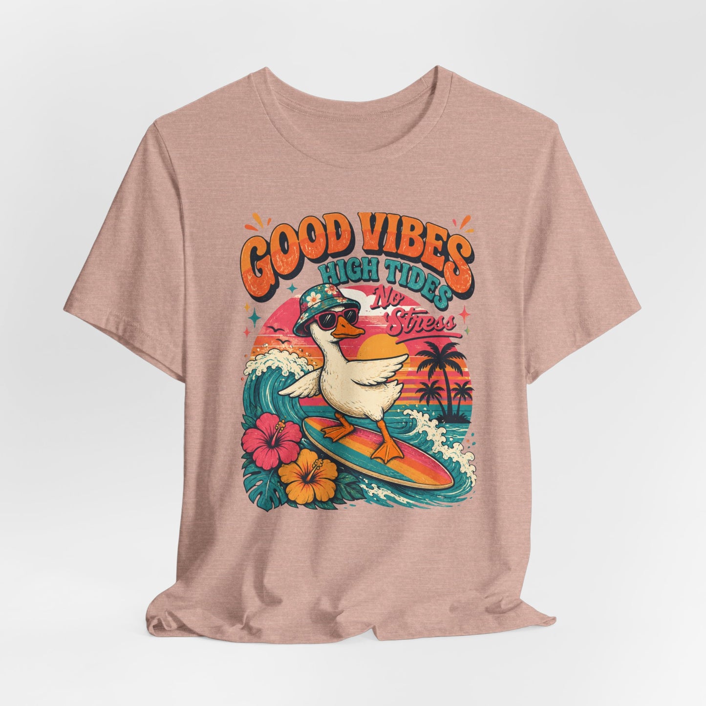Good Vibes High Tides Goose Graphic Tee