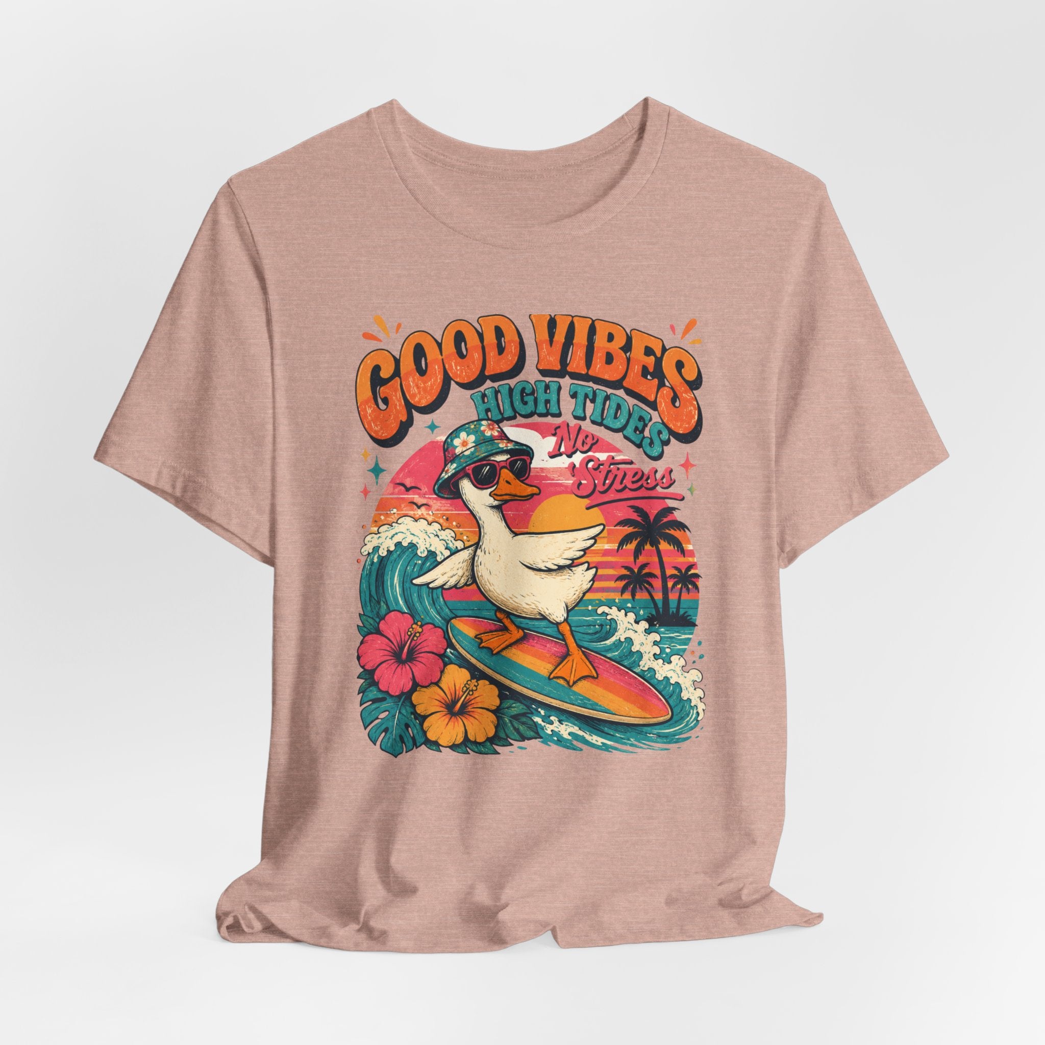 Good Vibes High Tides Goose Graphic Tee