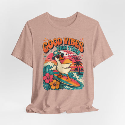 Good Vibes High Tides Goose Graphic Tee