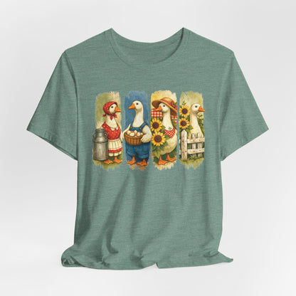 Porch Goose Parade Graphic Tee