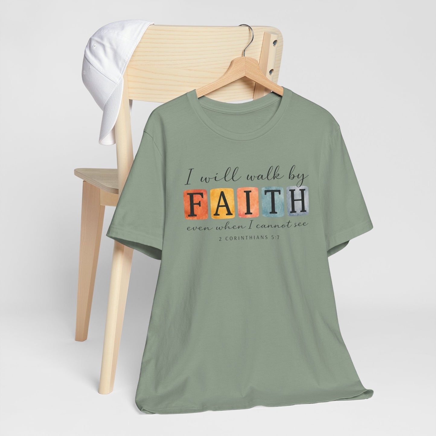 I Will Walk By Faith Graphic Tee