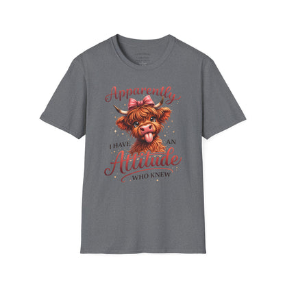 Apparently I Have An Attitude Graphic Tee