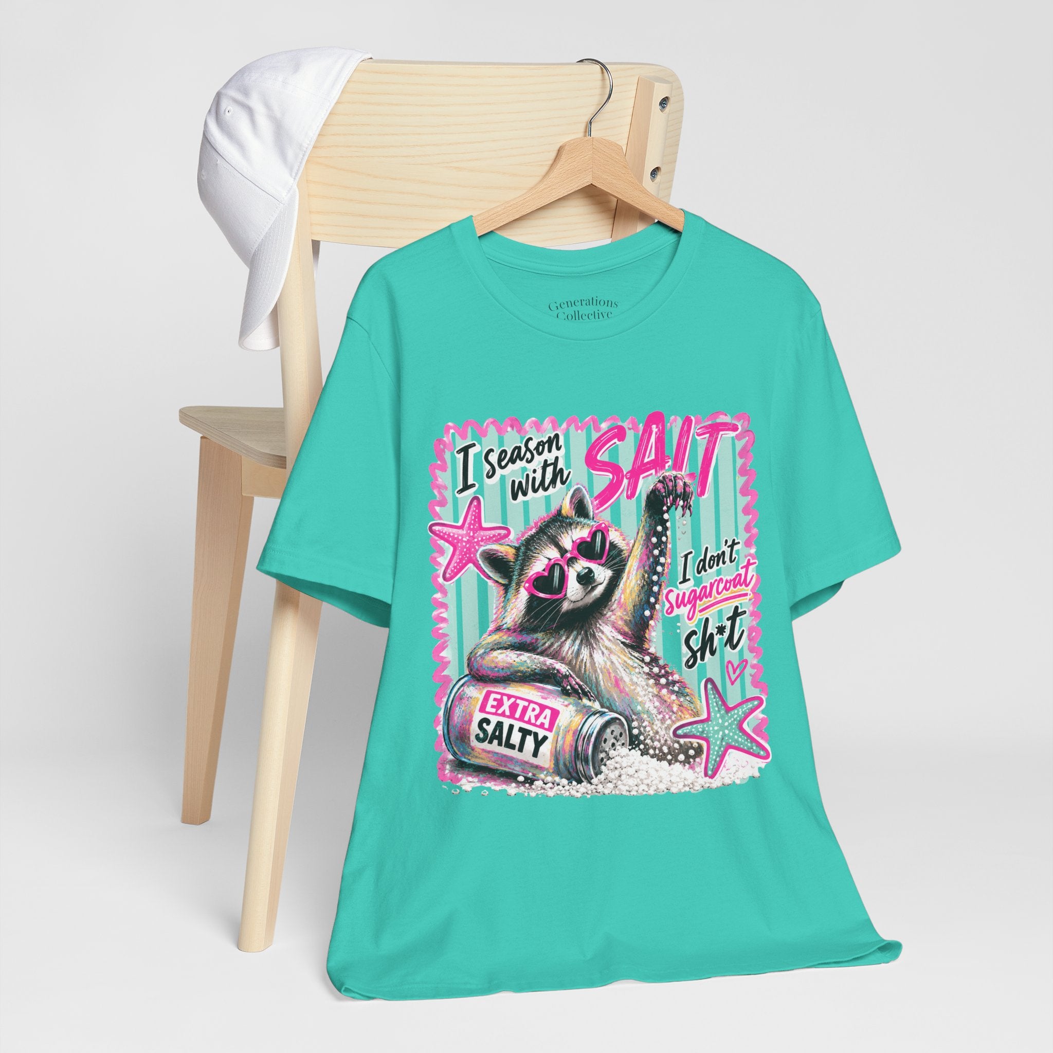 Seasoned With Salt Raccoon Tee