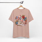 USA Floral Flag 250 Years Graphic Tee