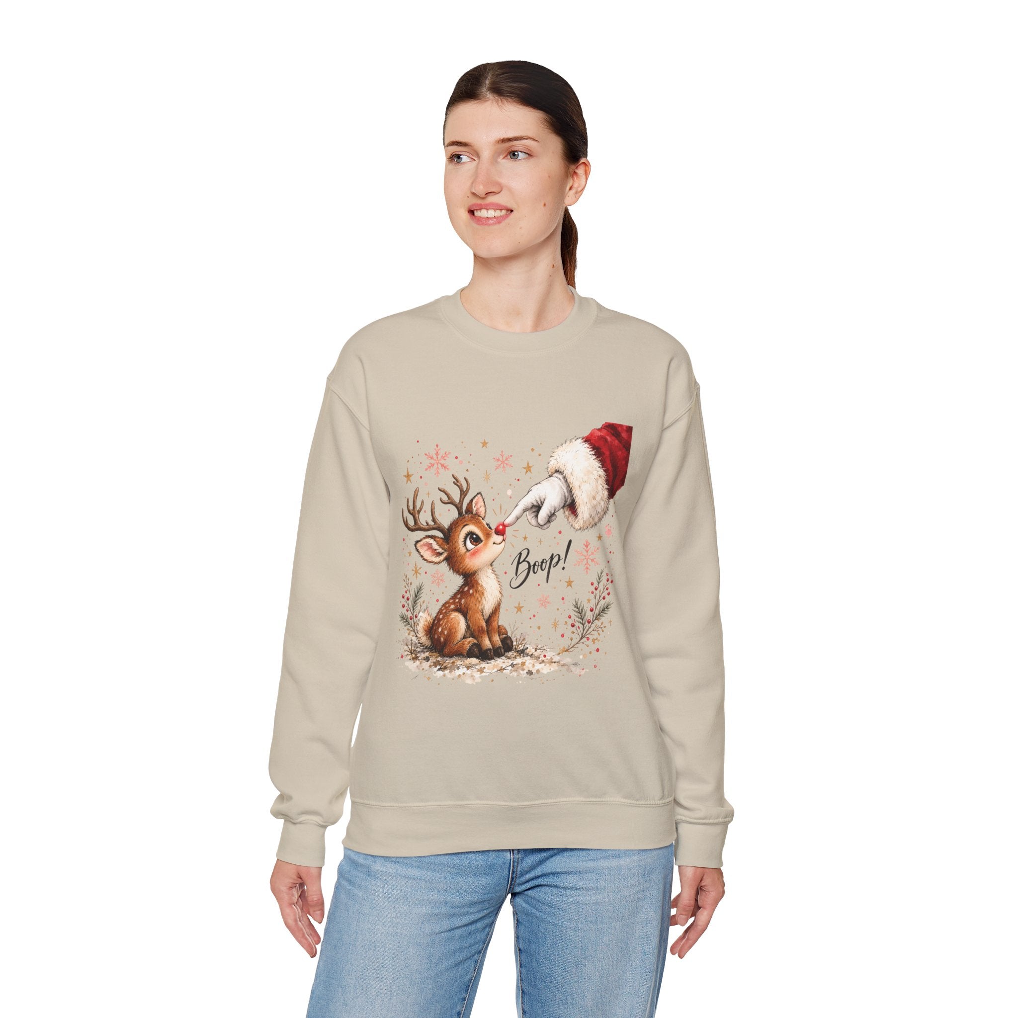 Santa’s Reindeer Boop Sweatshirt