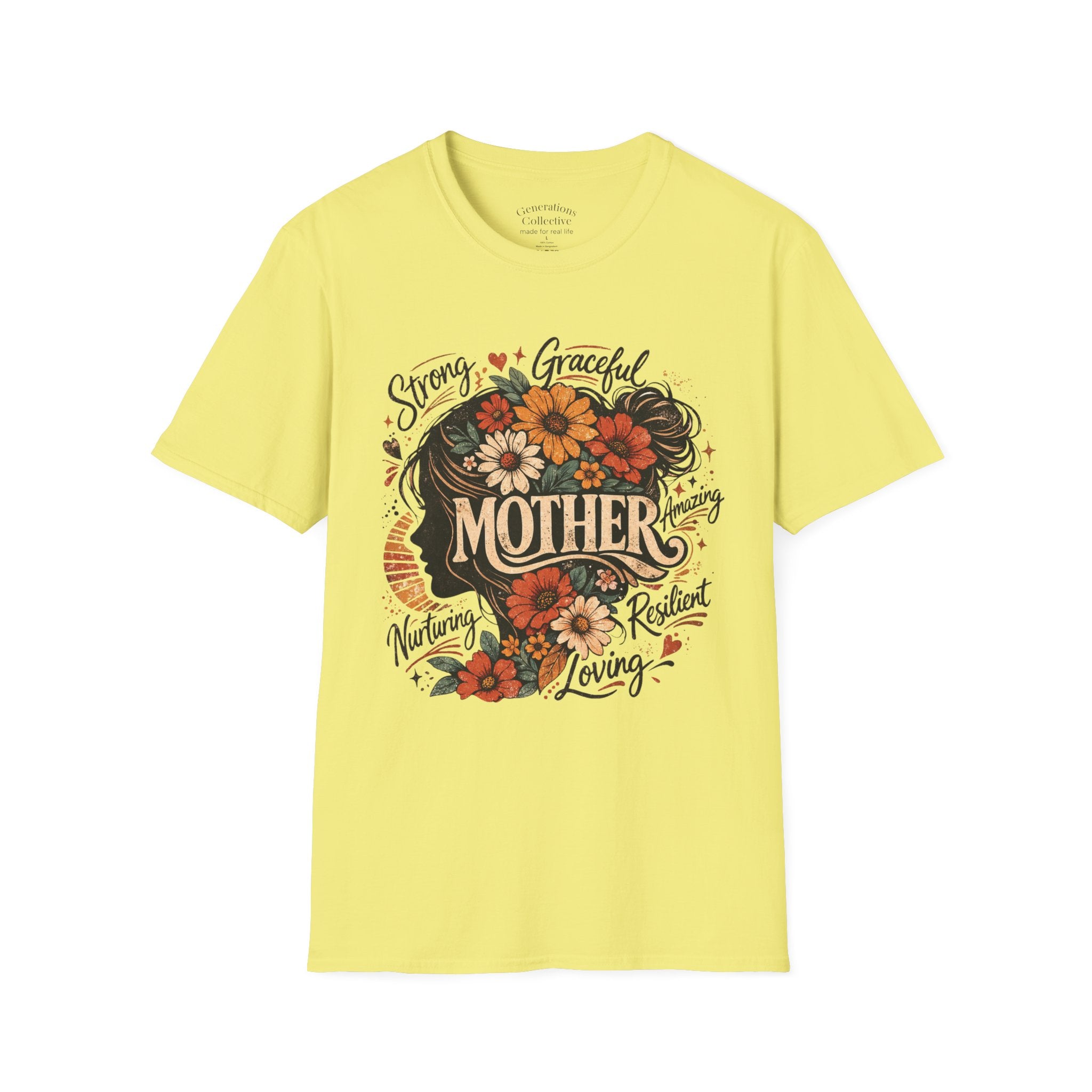 Mother Floral Vintage Graphic Tee