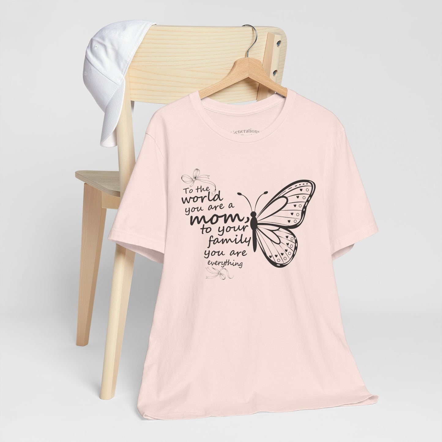 Mother Butterfly Script Graphic Tee