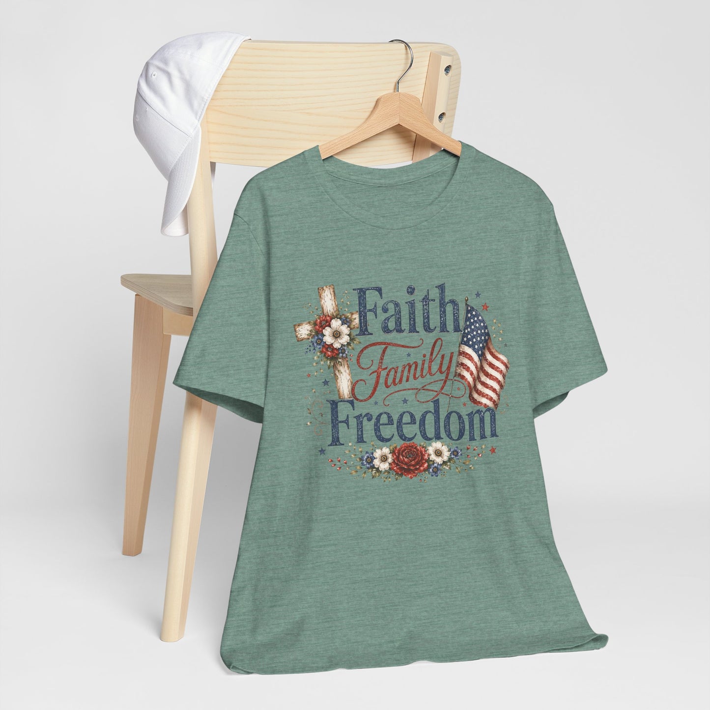 Faith Family Freedom Graphic Tee
