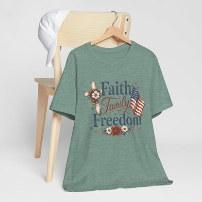 Faith Family Freedom Graphic Tee