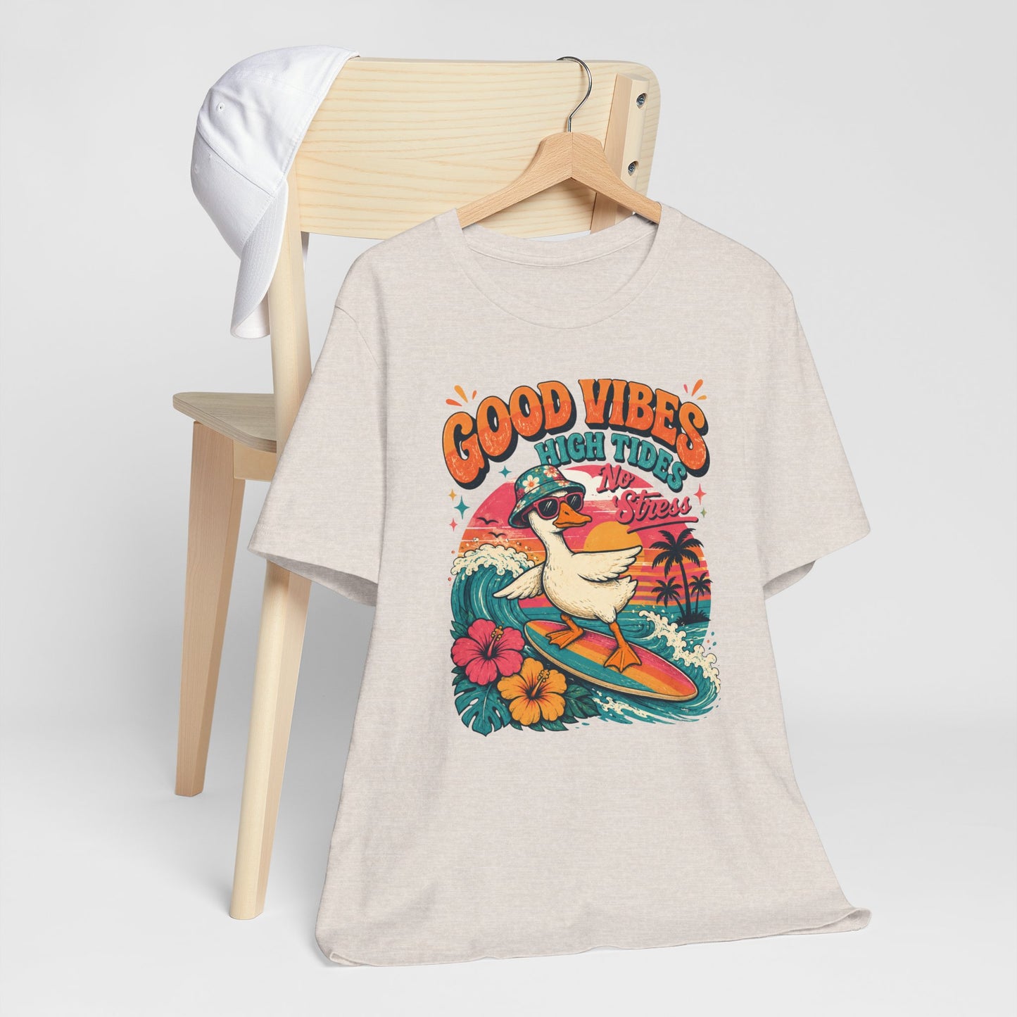 Good Vibes High Tides Goose Graphic Tee
