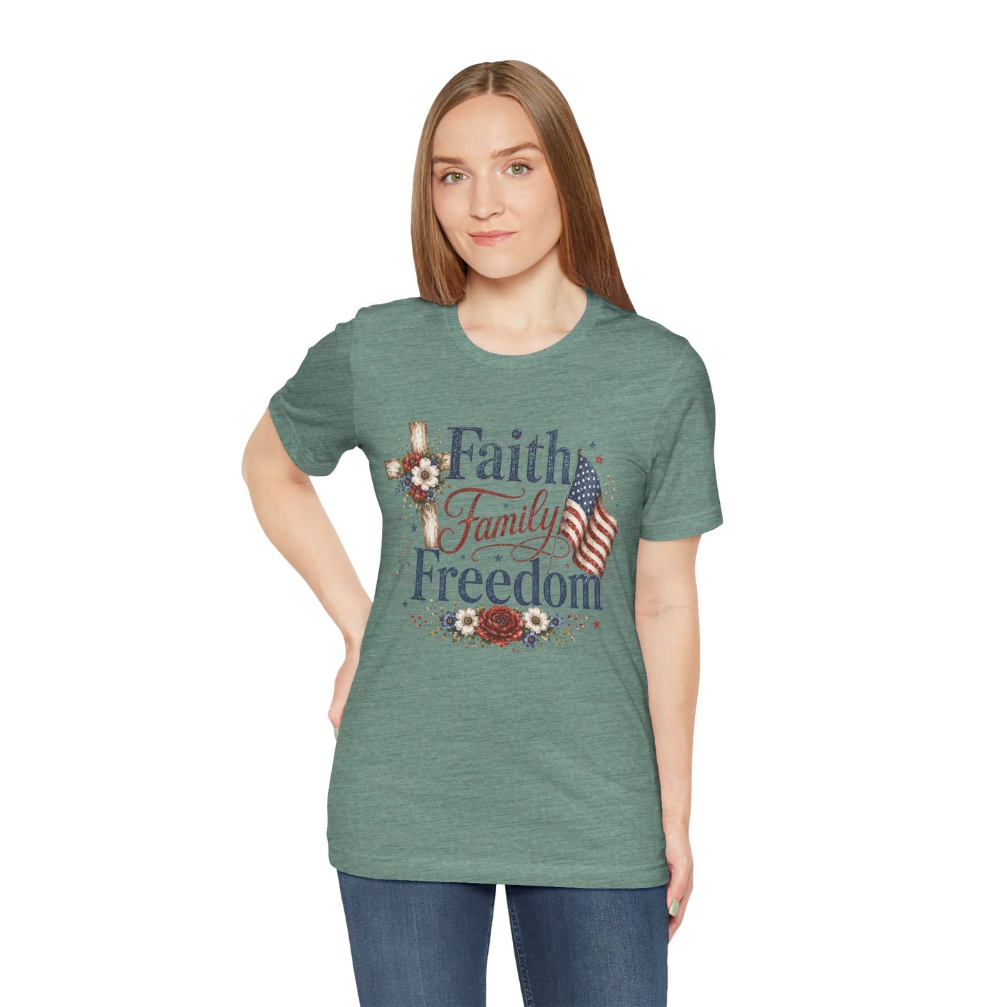 Faith Family Freedom Graphic Tee