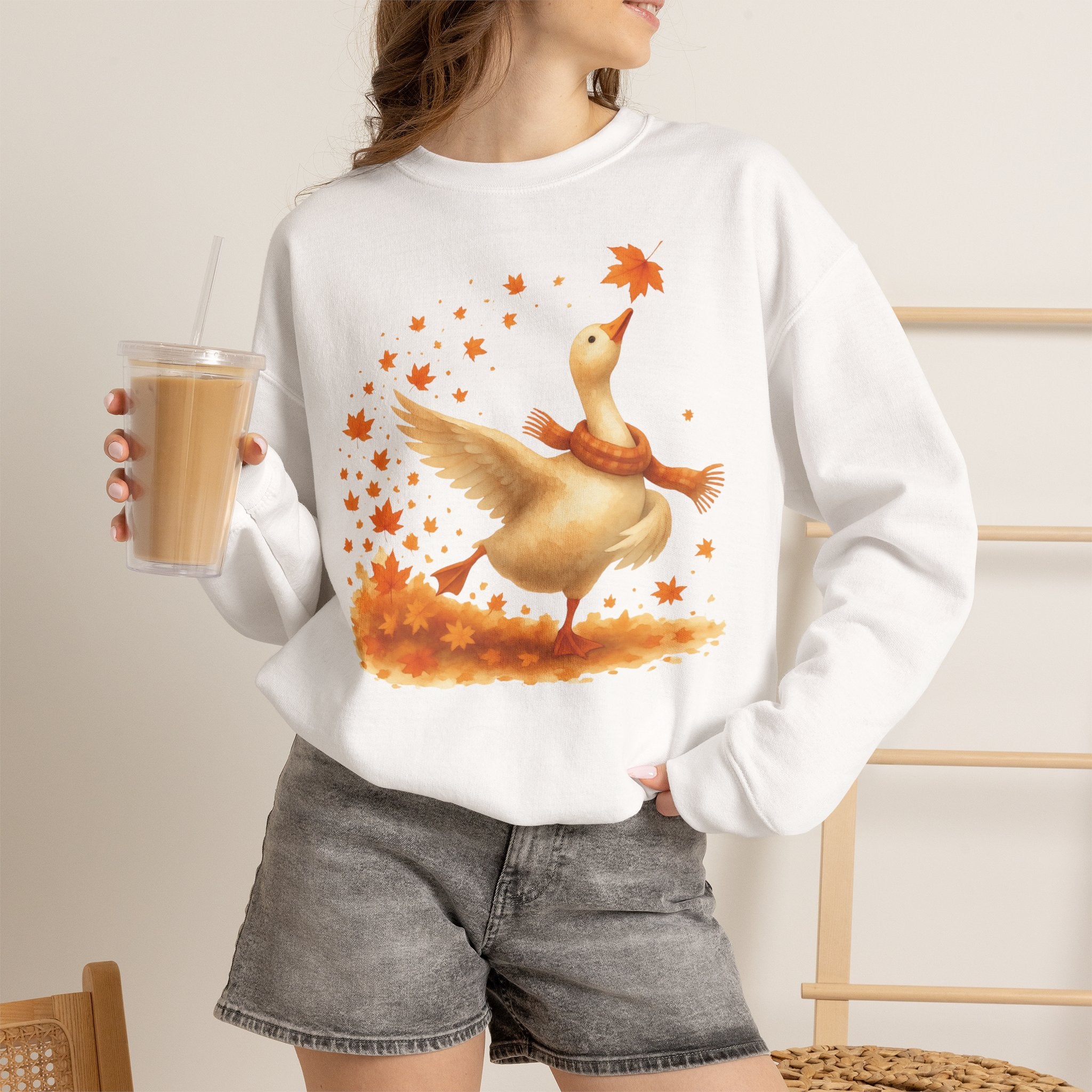 Leaf Dance Goose Sweatshirt
