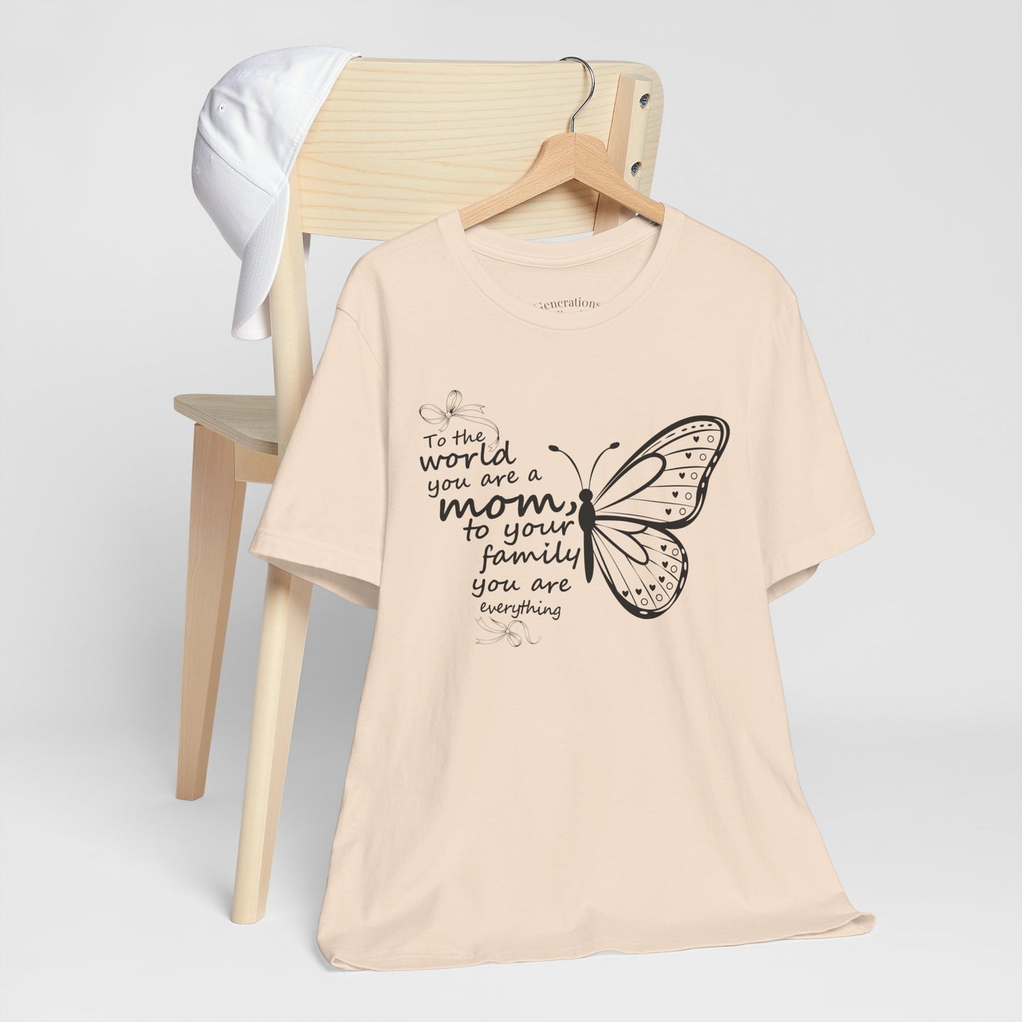 Mother Butterfly Script Graphic Tee