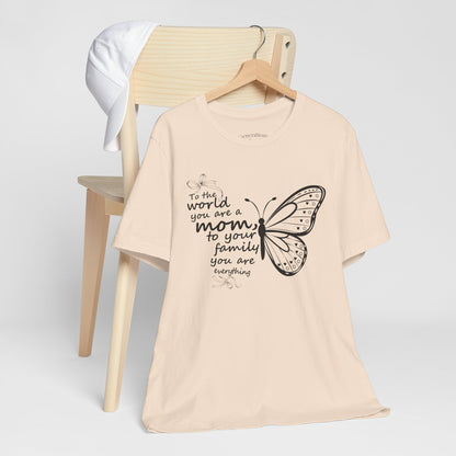 Mother Butterfly Script Graphic Tee