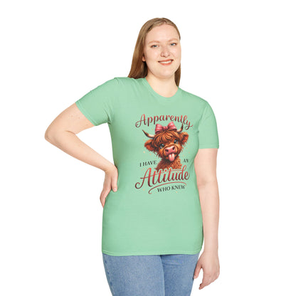 Apparently I Have An Attitude Graphic Tee