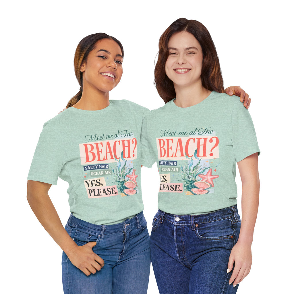 Meet Me At The Beach Coastal Tee