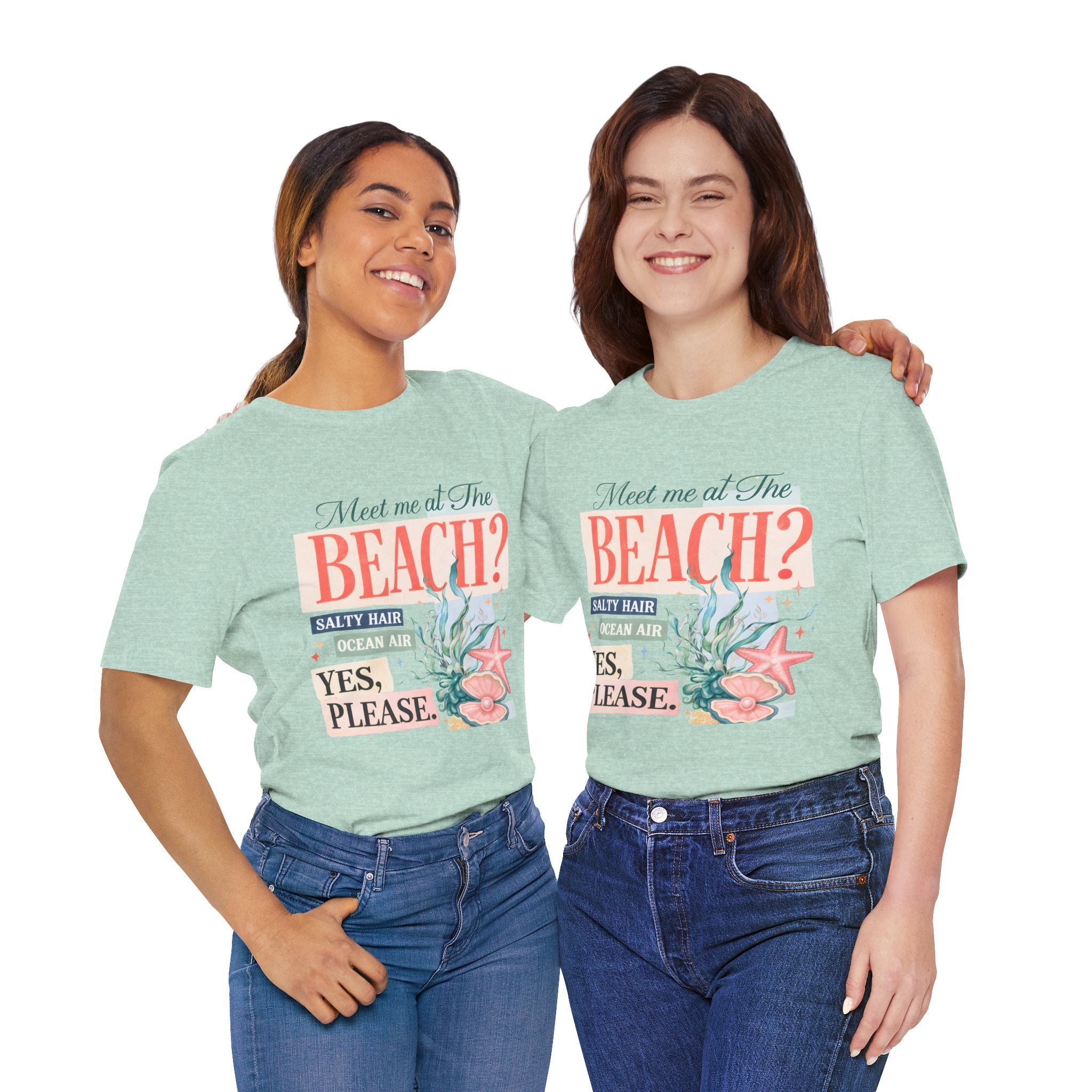 Meet Me At The Beach Coastal Tee