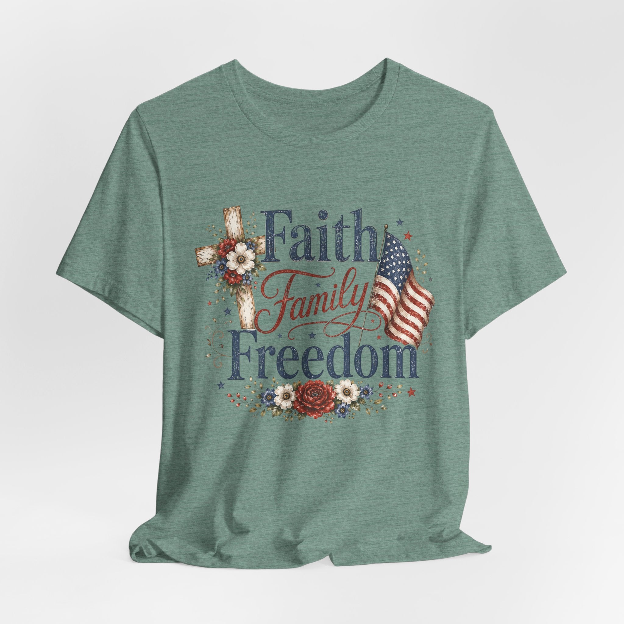 Faith Family Freedom Graphic Tee