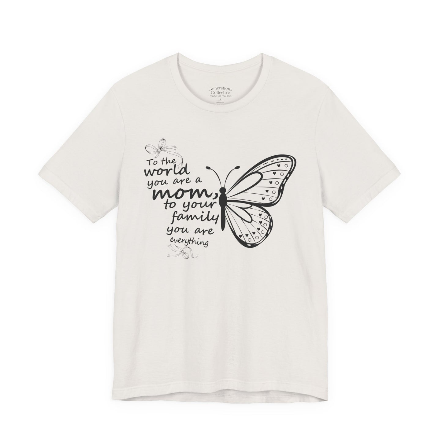 Mother Butterfly Script Graphic Tee