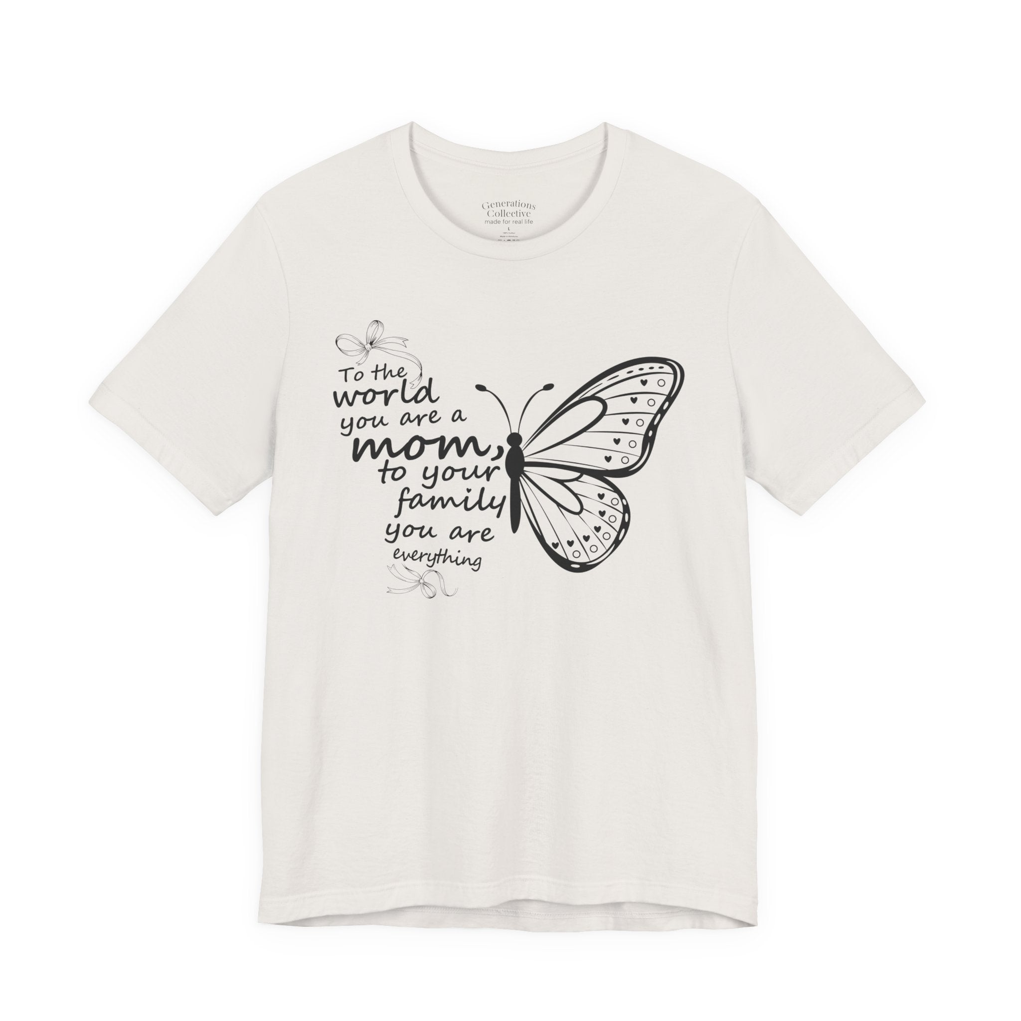 Mother Butterfly Script Graphic Tee