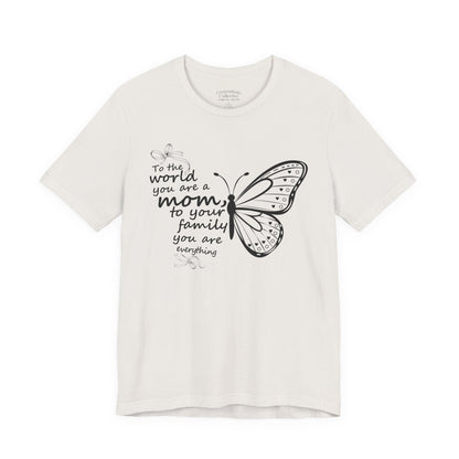 Mother Butterfly Script Graphic Tee
